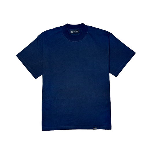 Playera Semi Oversize Marino – Essential Blank
