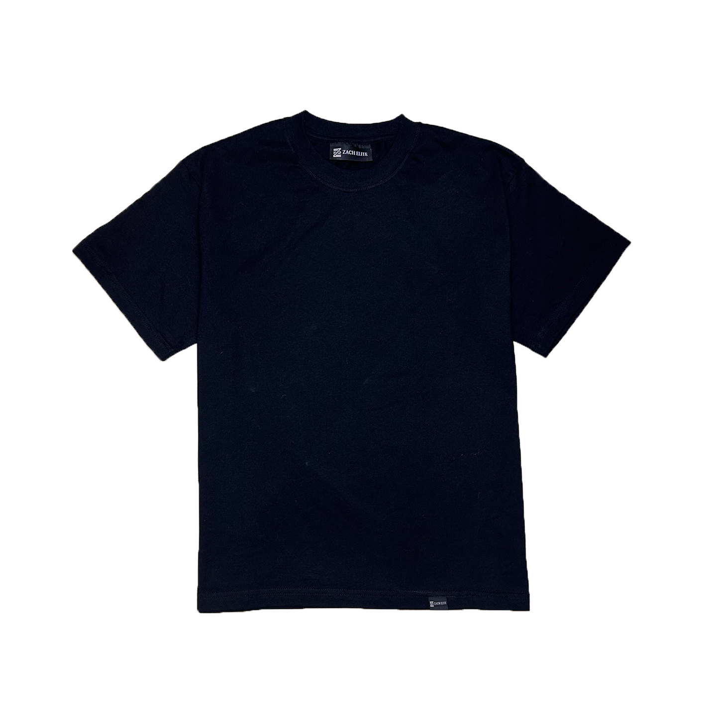 Playera Semi Oversize Negra – Essential Blank