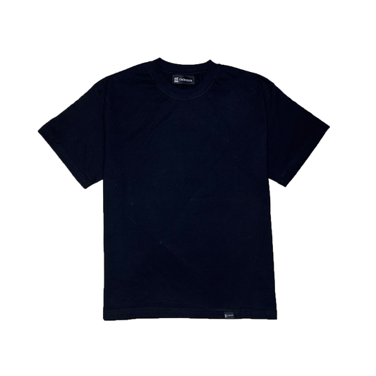 Playera Semi Oversize Negra – Essential Blank